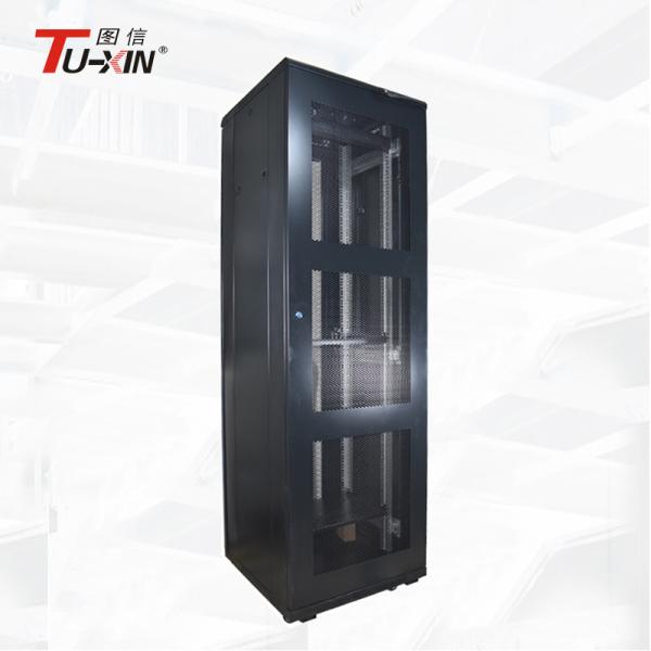 Commercial Rack Enclosure Server Cabinet , Indoor 42U Half Height Server Rack