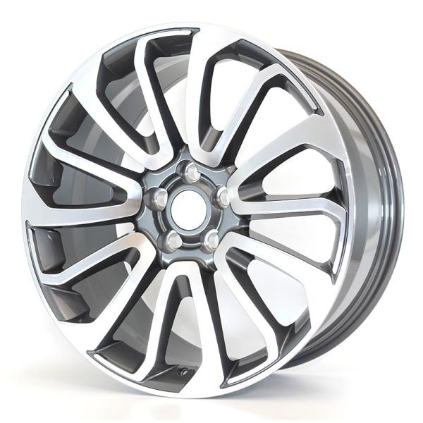 Aluminum Silver Land Rover Replica Wheels 20 inch rims 5x120 72.56