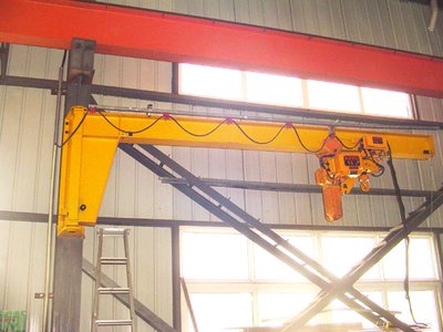 Electric Mobile Wall Mounted Jib Crane 3 Phase For Workshop
