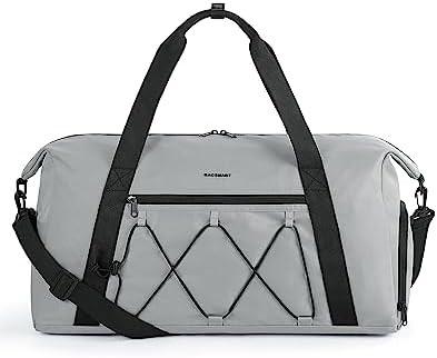BAGSMART Gym Bag With Shoe Compartment & Wet Pocket, Lightweight Sports Travel Duffel Bag, C TO STORE SPORTS SHOES WATER