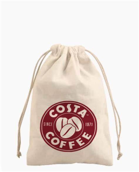 Custom Recycle Organic Cotton Pouch Canvas Drawstring Dust Bag With Logo Print for Clothes Shoes Package