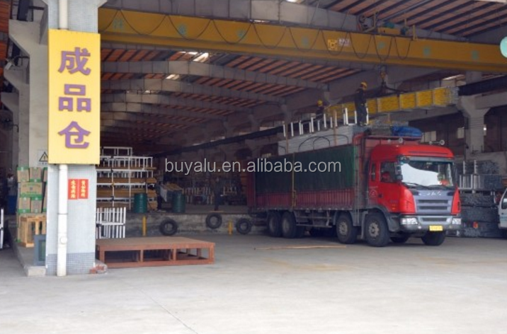 Silver Aluminum Step Ladder Hot Aluminum Sliding Double Ladder