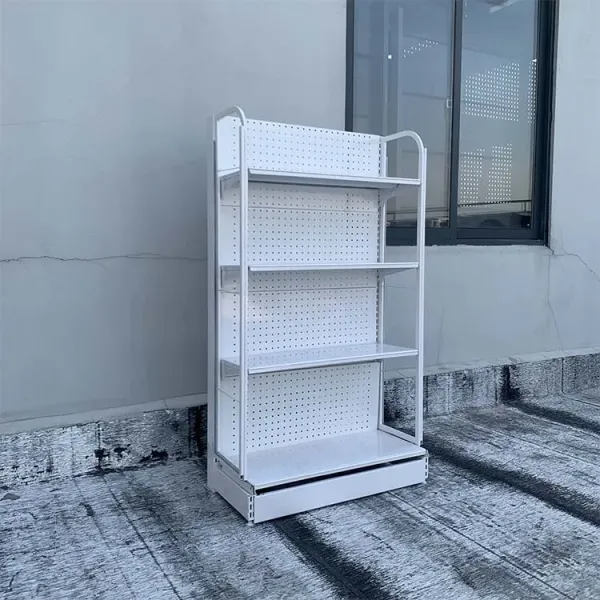 Factory Low MOQ Supermarket Shelf Convenience Store Small Store Display Stand Single Double-Sided Hole Board Gondola Shelf