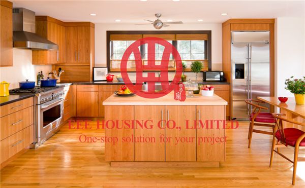 Modern Elegant Solid Wood Kitchen Cabinet with Excellent Design and Quality