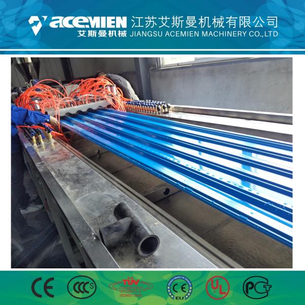 Professional Manufactures Plastic PVC Twin-Wall Two Layers Hollow Roofing Sheet Making machine