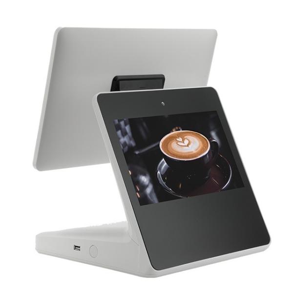 External 58mm or 80mm Thermal Receipt Printer Supported Capacitive Touch Panel POS Machine for Restaurants