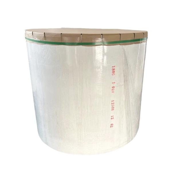 White 100% Polyester Asphalt Cloth 120g-300g For Asphalt Boards Roofing