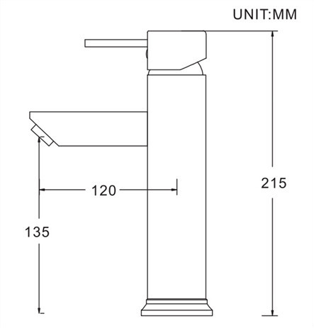 Цинковая сплавная ручка с одной отверстием латуни ванноуборочные краны / раковины для стирки