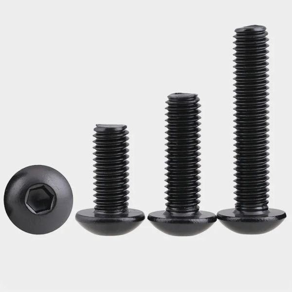 Высококачественные M10 Шестиугольные болты для головки розетки Стальные болты для головки пан с черным цинком