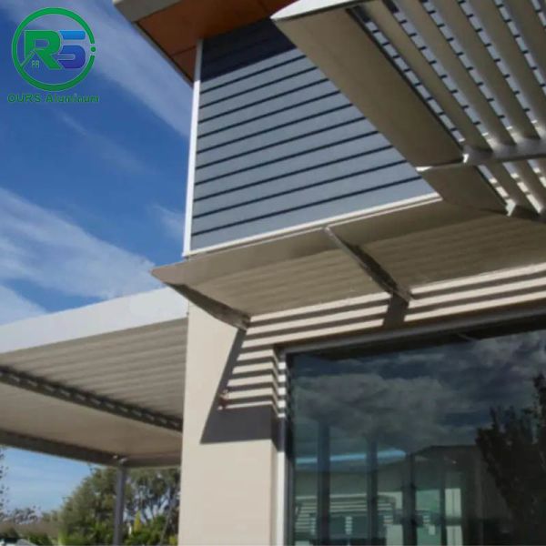 Внешнее покрытие алюминиевое Солнце Pvdf затеняет окружающую среду жалюзи 2-7mm системы дружелюбную