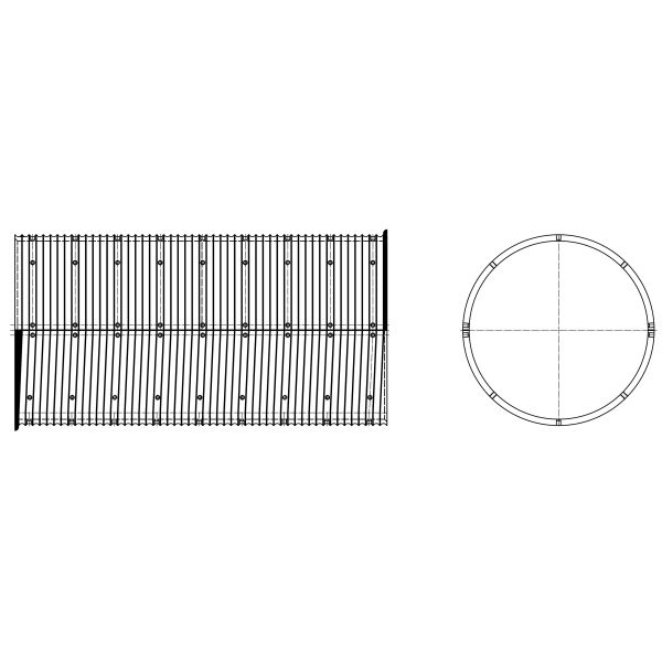 High Strength Steel Wire Rope Split LBS Grooving For Offshore Crane Main Drum