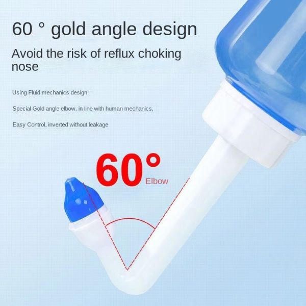 Safe and Gentle Nasal Cleaner for Children's Nasal Health 500ml 30 packs-3
