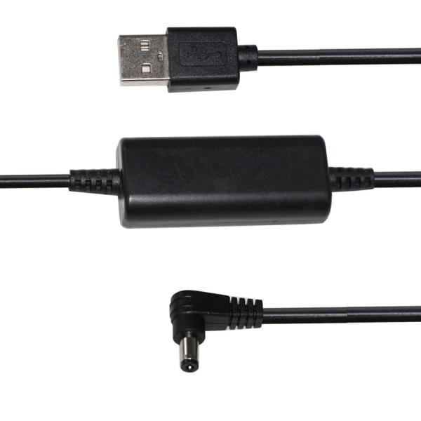 1.5m 2m USBから12Vステップアップ変換ケーブル 5521MMジャック