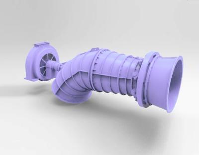 gerador de turbina 150kw tubular para o rio, micro hidro gerador de turbina