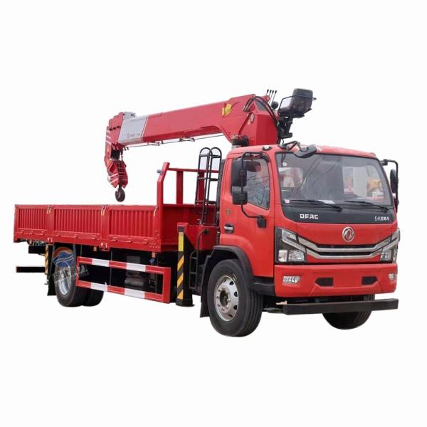 Factory Low Price DFAC  Truck Mounted Crane      Cargo Truck With  Crane    Onboard Crane Transporter