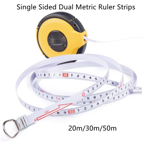 50M métrique uniquement de l'ingénierie de la bande de mesure haute définition avec l'anneau de traction métallique