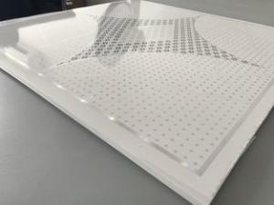 Beautiful Plastic Ceiling Tiles , Pvc Ceiling Tiles Four - Pointed Star
