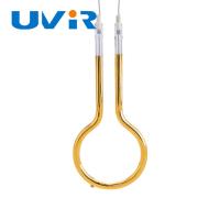 Lâmpada de calor infravermelha 1kW da onda curto do contorno do círculo para a máquina de solda plástica