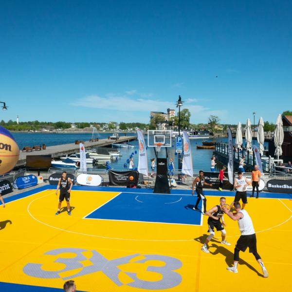 TPE Interlocking Sports Flooring Tiles for Basketball Court Multi-Sport Use