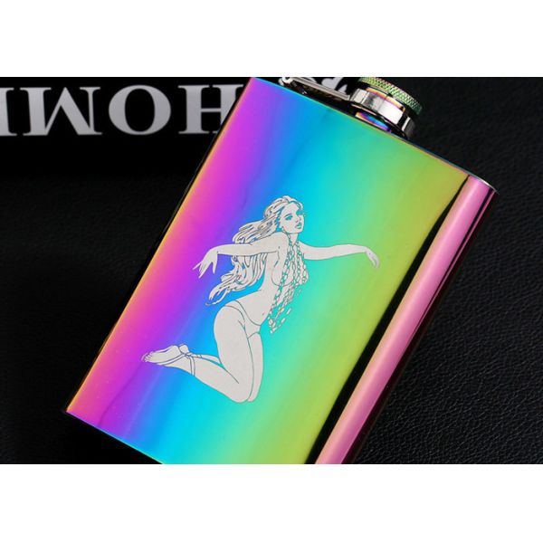 Seven Color Stainless Steel Household Items Portable Outdoor Hip Flask