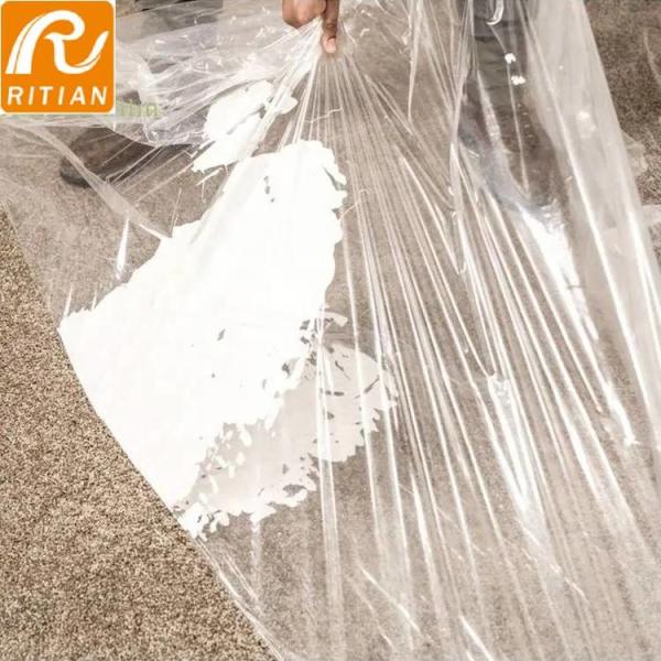 A melhor película protetora de venda do PE da prova da água para a proteção da superfície do tapete