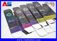 Holográfico Panton Color 10 ml etiquetas de botellas de péptidos y cajas 10 ml etiquetas de vial de hierba