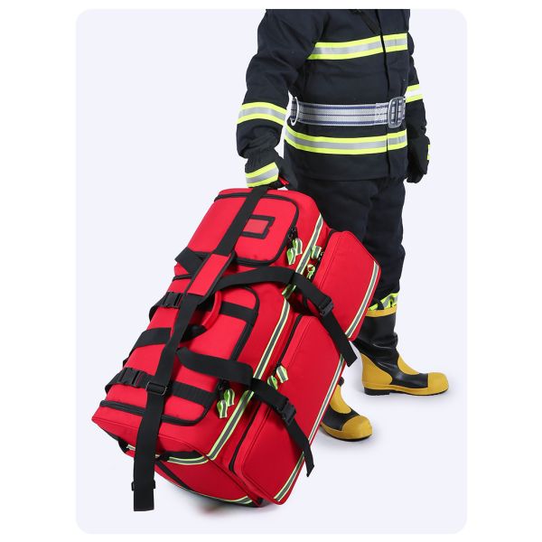 Large Capacity Waterproof Emergency Medical Bag Hand-Carry Epidemic Prevention Rescue Kit 1800D Oxford Fabric