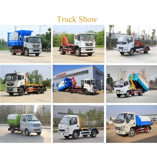 Foton 3cbm/3000liters Garbage Truck , Hook Lift Arm Type Garbage Transfer Truck