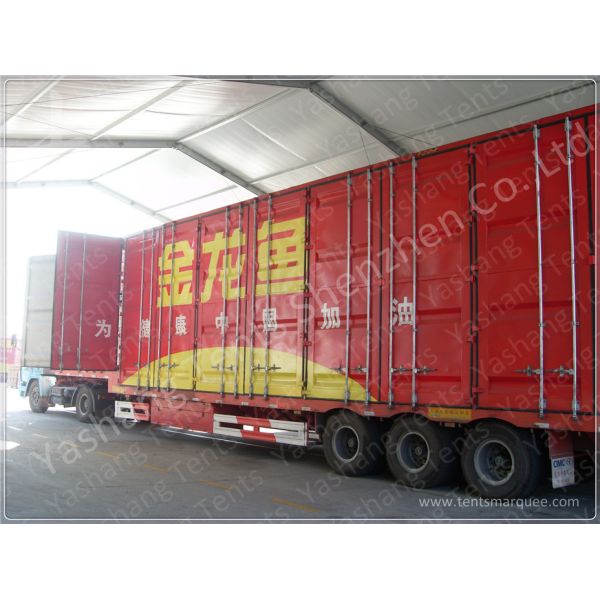 Heat Resistant A Frame Tent Clear Span Marquee Rain Canopy For Loading Platforms