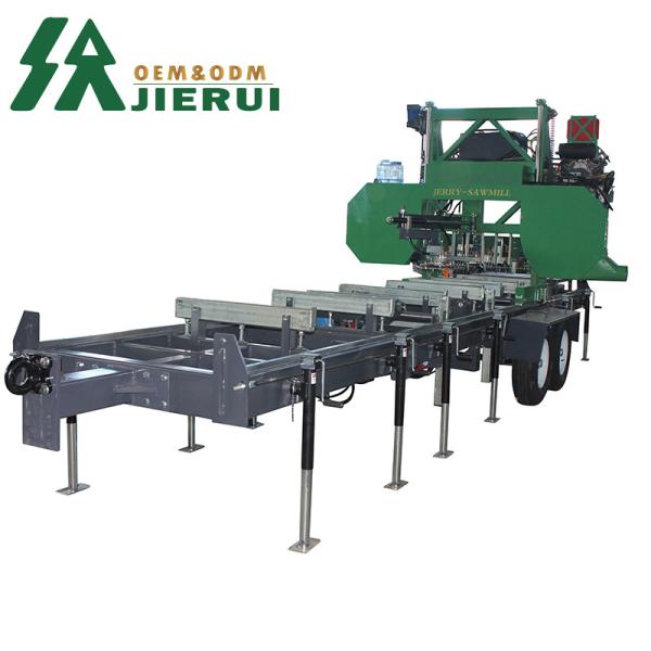 CE Approved Diesel Portable Horizontal Sawmill Wood Cutting Band Saw Machine for Wood