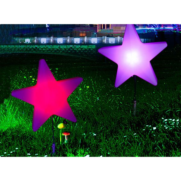 Crescent Moon Star Landscape Lamp Lawn Grass Courtyard Beautiful Decoration