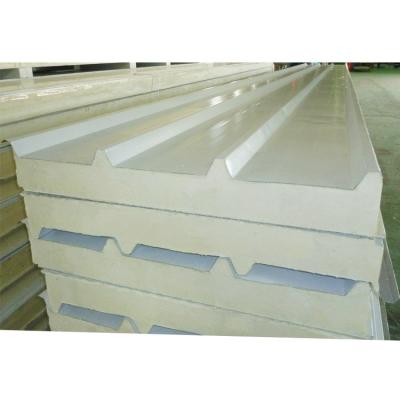 White PIR PU PUR Insulated Sandwich Roof Panels For Warehouse 1130mm Width