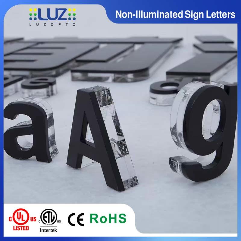 Custom 3D Double-Layer Acrylic Letters | Crystal Acrylic Dimensional Signage