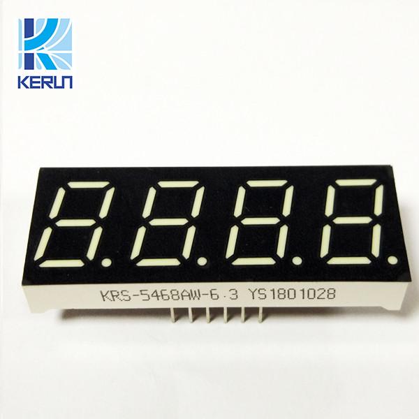 0.8 Inch 7 Segment 4 Digit LED Display Custom Size SGS Approved
