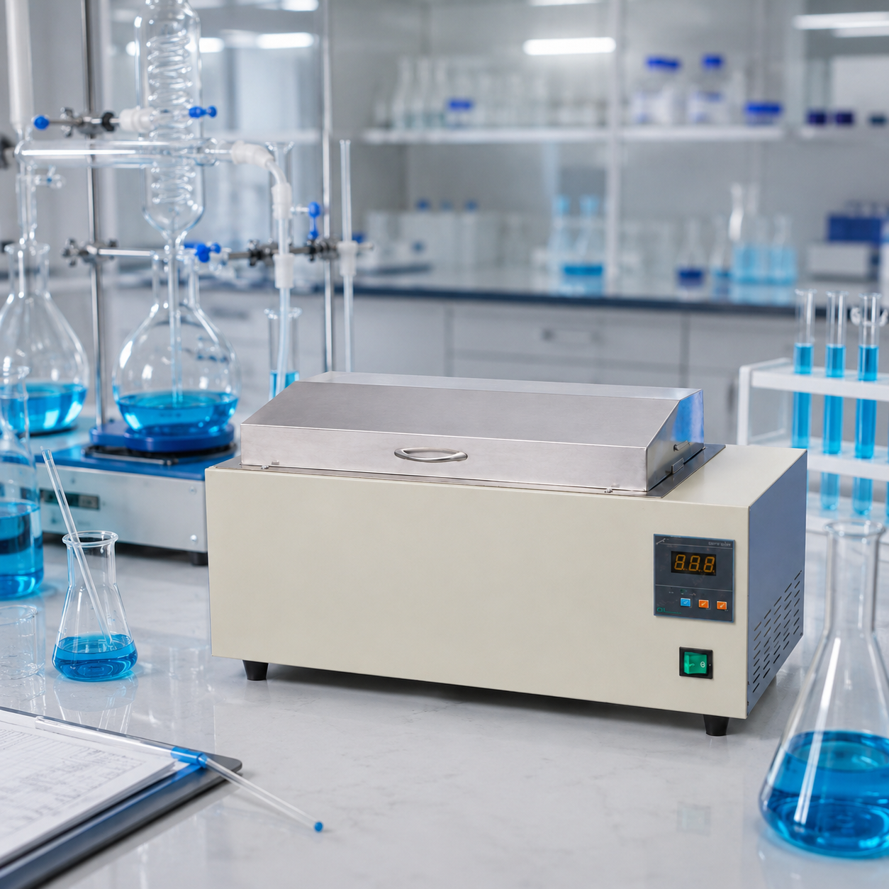 Cenlee HH-W600 Digital Thermostatic Water Bath 1500W PID Control Stainless Steel for Lab Distillation Drying Sample Heating