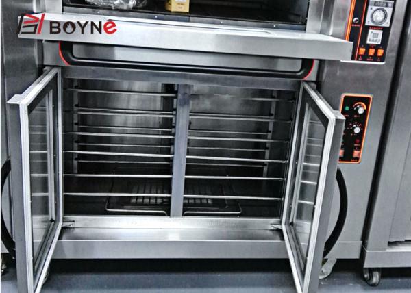 6.8w Stainless Steel Single Deck Electric Oven 6 Trays Proofer 920×700×1100