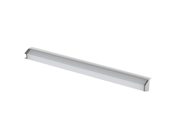 A260G.V1 Custom Glass Shelf Light, PC+Aluminum Alloy, custom length*19*17mm, DC12V/DC24V, Ra≥90, 5w/7.5w, SMD2219, 3000/4000/6000K