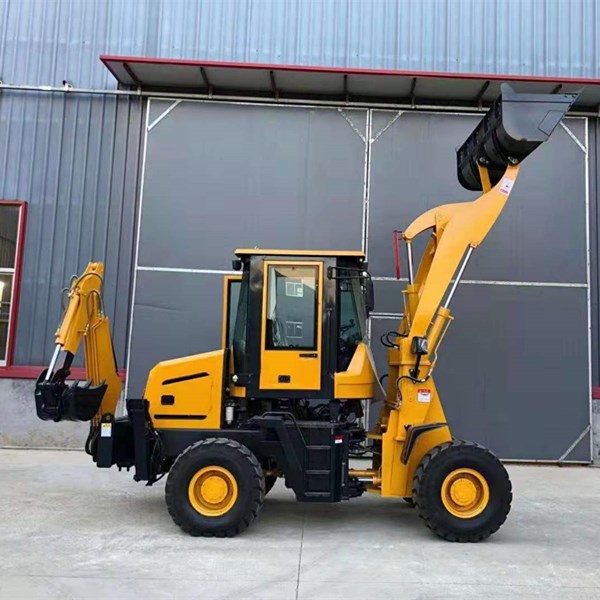 SINOMACH Small 630 Backhoe Loader Machine Rear Tire Size 19.5L-24R4-12PR