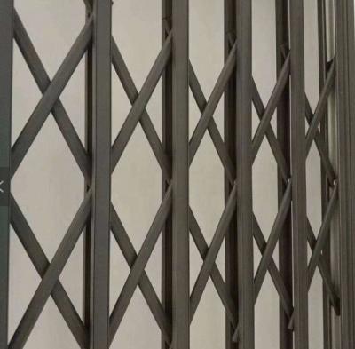 Burglar Proof Retractable Window Grilles , Aluminium Burglar Bars For Window