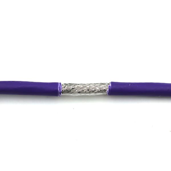 0.58Mm BC CCU DC 100% copper Lan Cat6 SFTP Cable purple LSZH 100 foot cat 6 cable