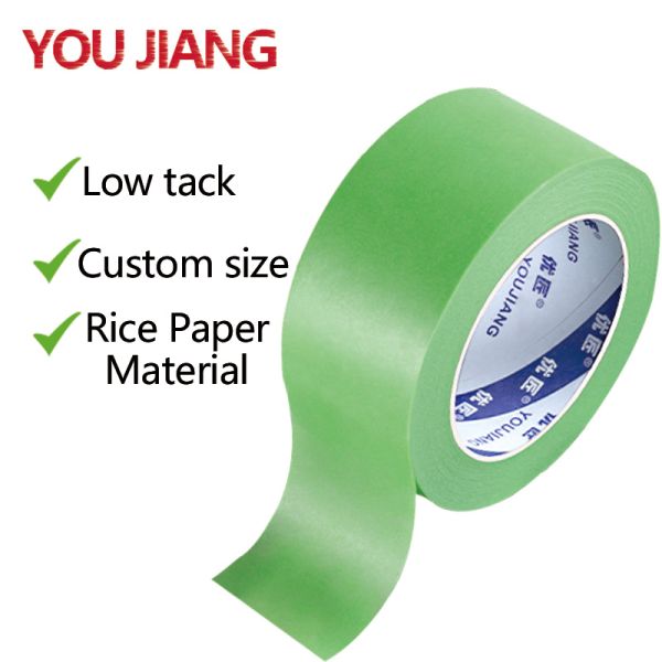 YOUJIANG Customized Logo Acceptable Low Tack Adhesive Painter for Painting Protection