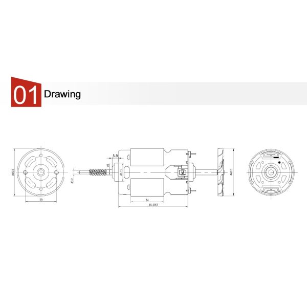 Electric Egg Beater DC Motor