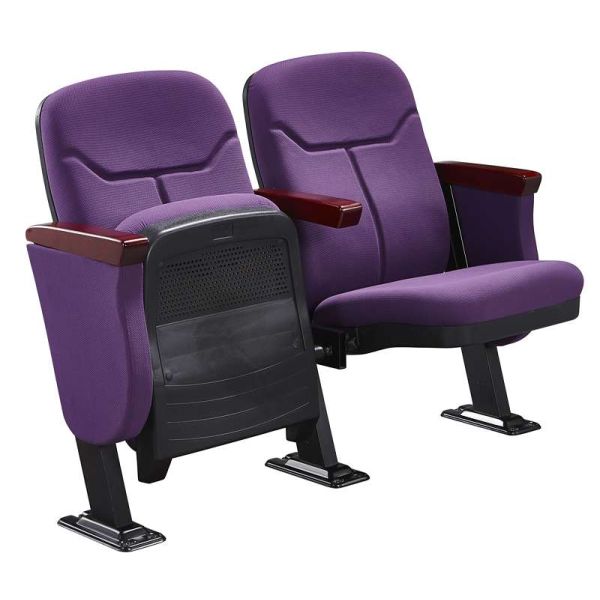 Merit Stackable Church Hall Chairs , Plastic Covering Auditorium Chairs