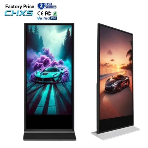 CH 45 50 55 65 Inch Indoor Floor Standing LCD Advertising Panel Touch Screen Digital Signage Displays Board Screens Advertising
