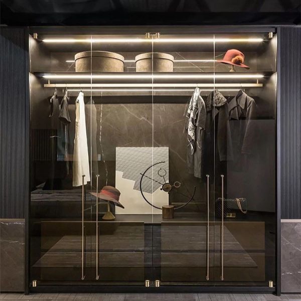 Современный закаленный стеклянный шкаф назад покрасил дверь 18mm до 22mm толщиной