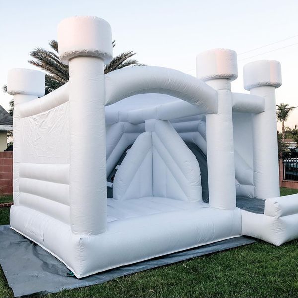 Wedding Party Inflatable Jumping Castle Combo with Slide Rental Equipment Made of PVC