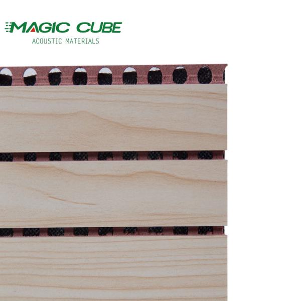 Factory Direct Supply Wall Interior Customize v grooved mdf panel for Soundproofing