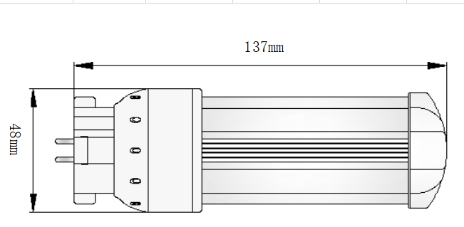 High Lumen LED Corn Lamp , GX24Q Base Industrial Light Bulbs 3 Years Warranty