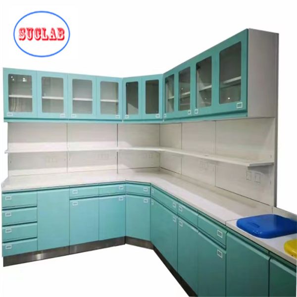 Industry Hospital Furniture Hospital Disposal Workbenches with Three Section Slider