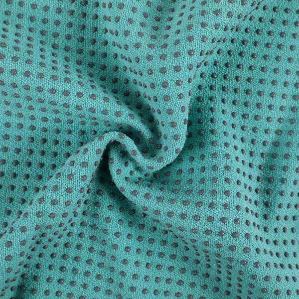Silicon Dot Microfiber Yoga Towel 80% Polyester 20% Polyamide Anti Slip 220gsm